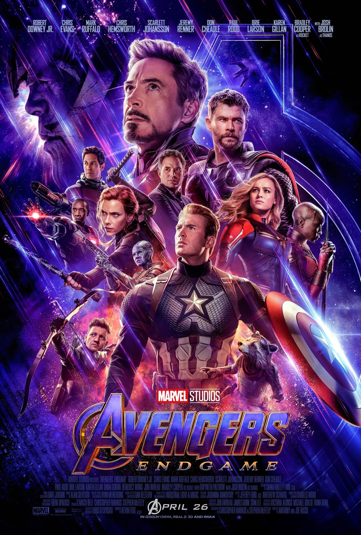 Affiche — Avengers: Endgame (2019)