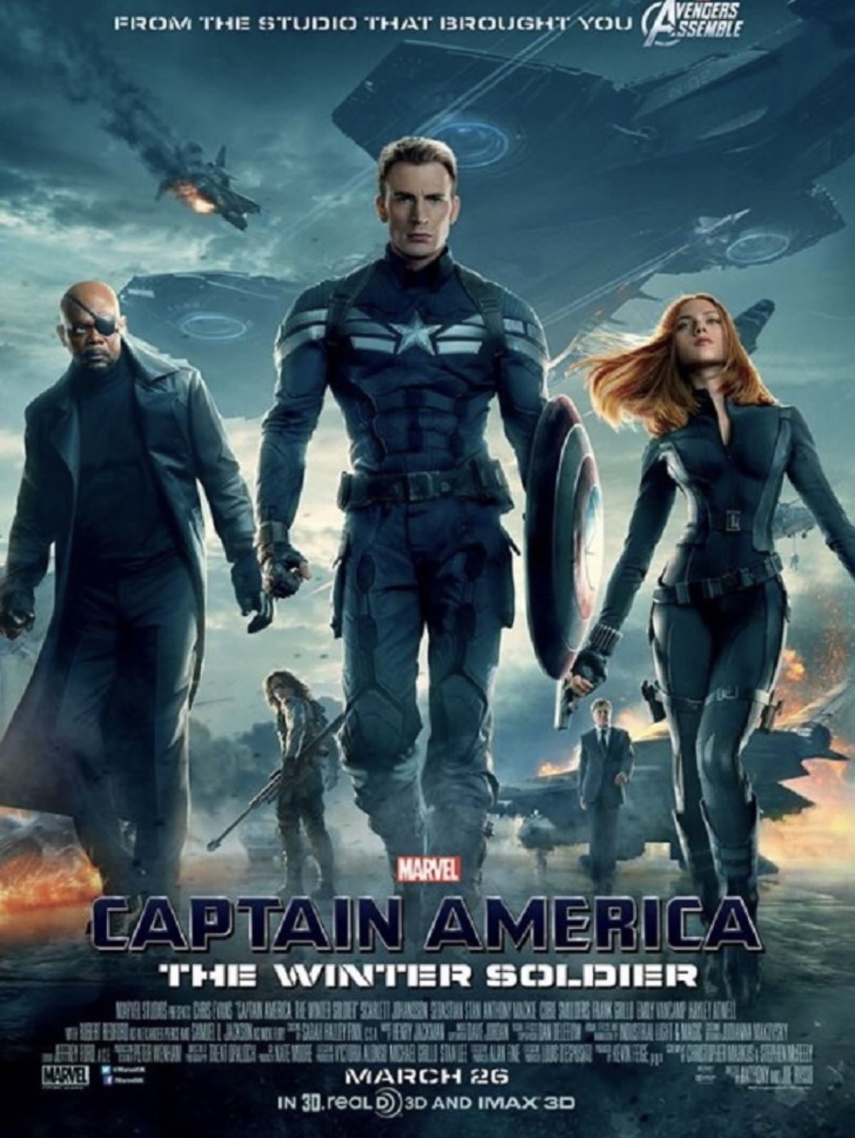Affiche — Captain America: Winter Soldier (2014)