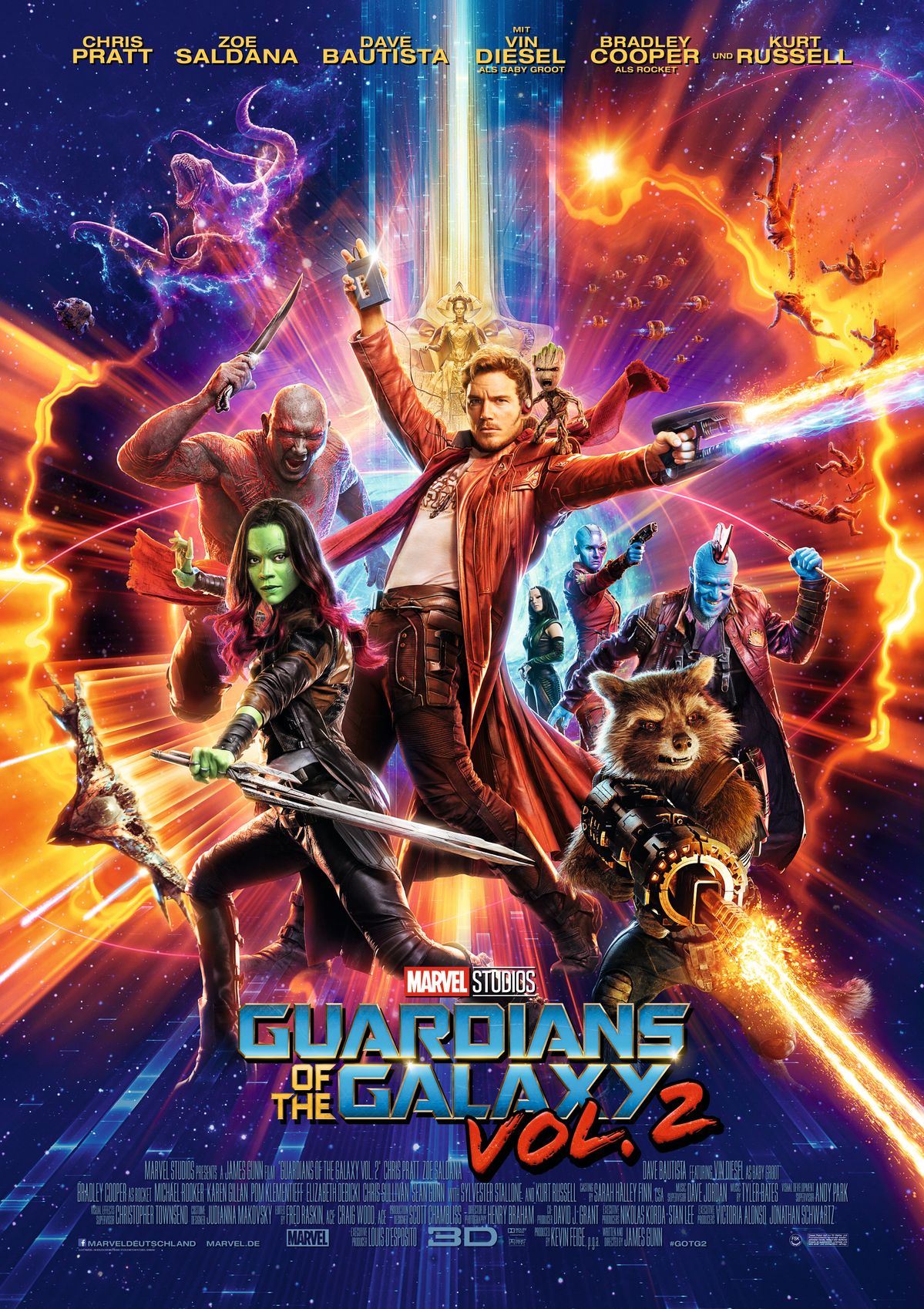 Affiche — Les Gardiens de la Galaxie Vol. 2 (2017)